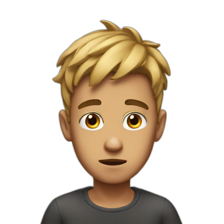 guilty boy emoji