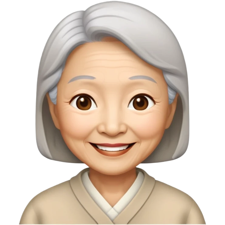 asian woman grandmother emoji