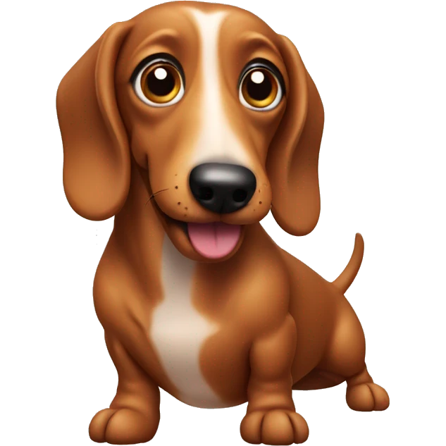Sausage dog emoji