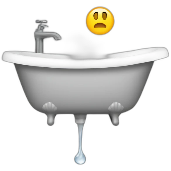 bathtub drain with plug emoji