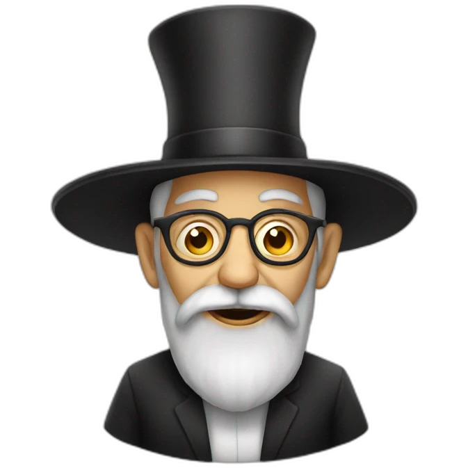 Old evil rabbi emoji
