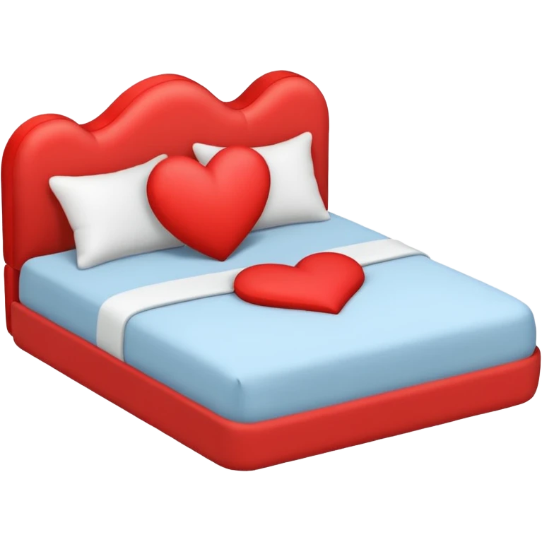 Love bed emoji