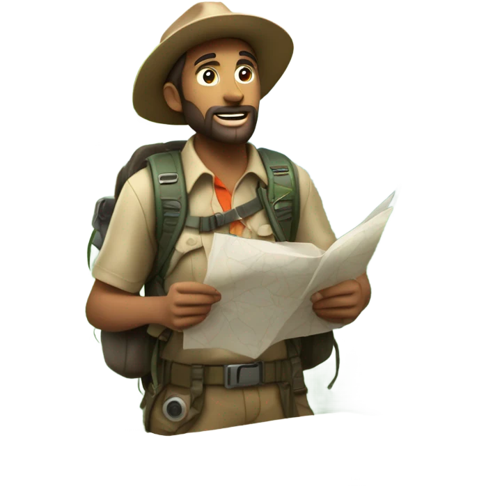 South America explorer emoji