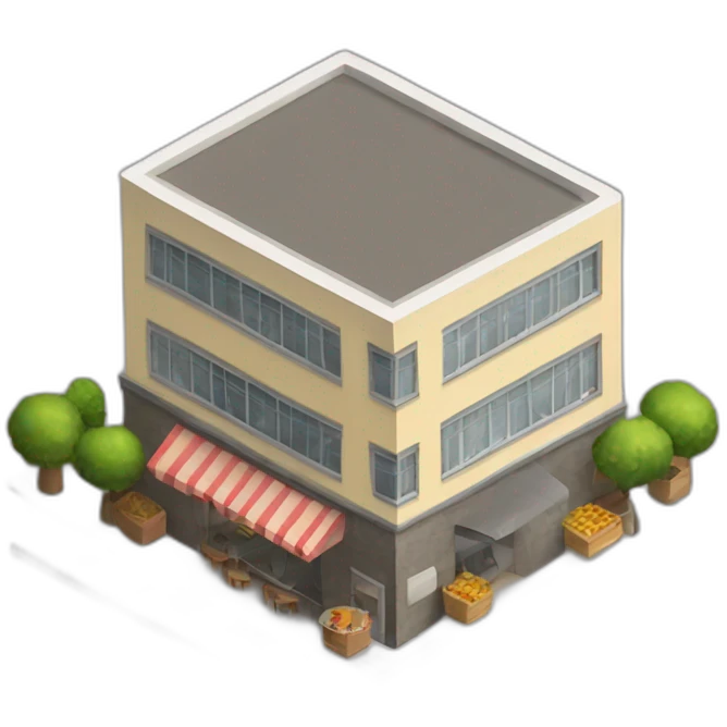restaurante edificio emoji