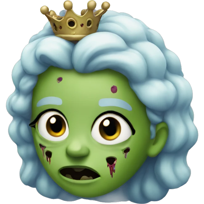 Queen zombie emoji