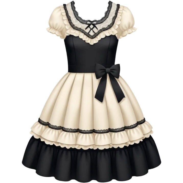 Lolita dress, chanel emoji