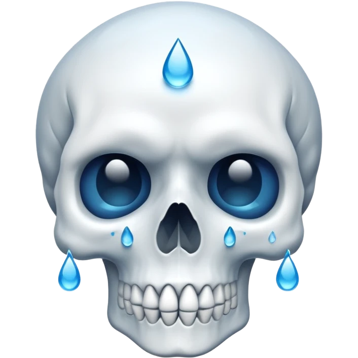 💀 and 😭 mixed emoji