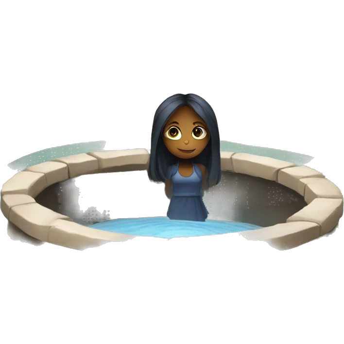Samara comes out of the well
 emoji