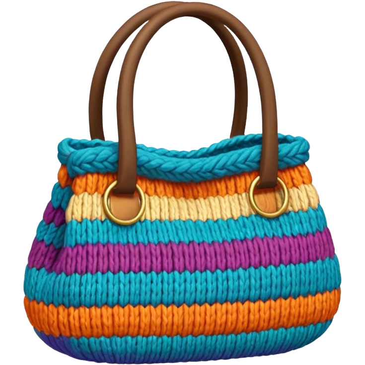 knitted bag  emoji