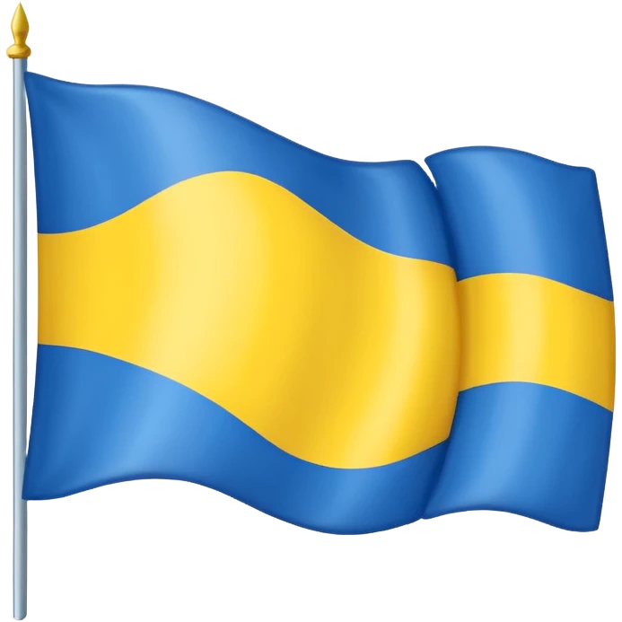 Uma bandeira de país tipo da Ucrânia mais em vez da cor azul vc coloca a cor preta onde fica o azul  preto emoji