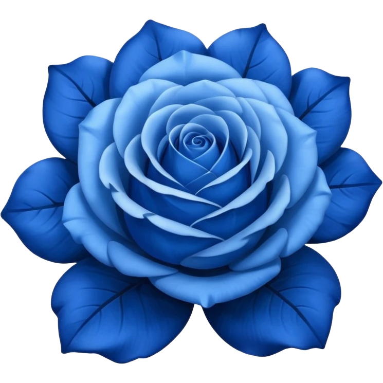 Blue rose aesthetic emoji