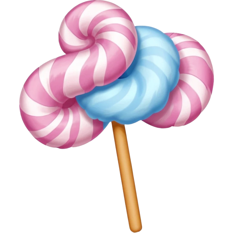 cotton candy stick  emoji