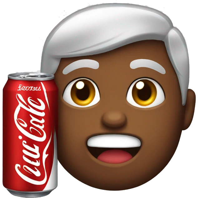  drinking Diet Coke emoji