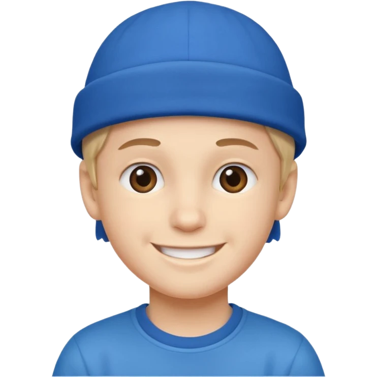 boy with blue hat emoji
