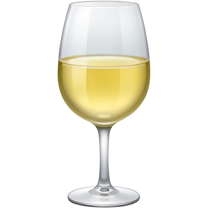 a glass of white wine emoji