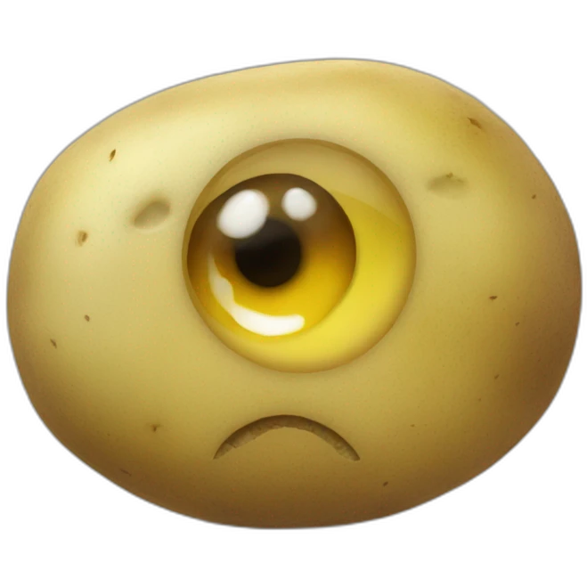 Eyes-in-potatoes emoji
