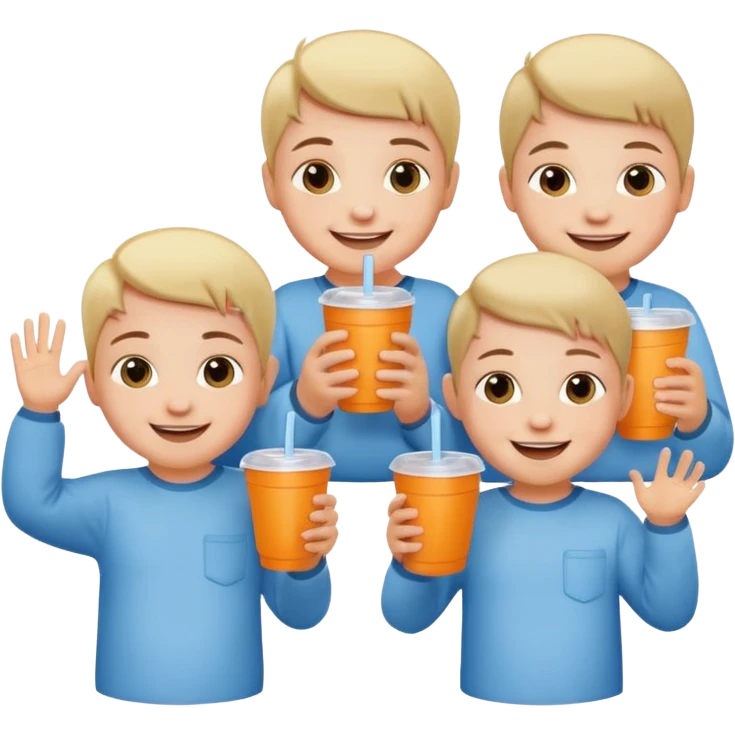 Babie Holding Cups emoji