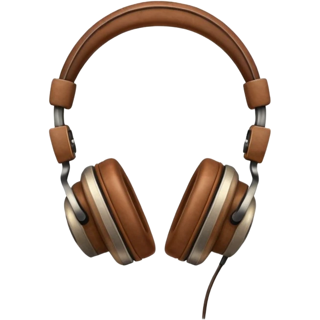 vintage headphone emoji