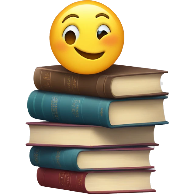 Stack of books emoji