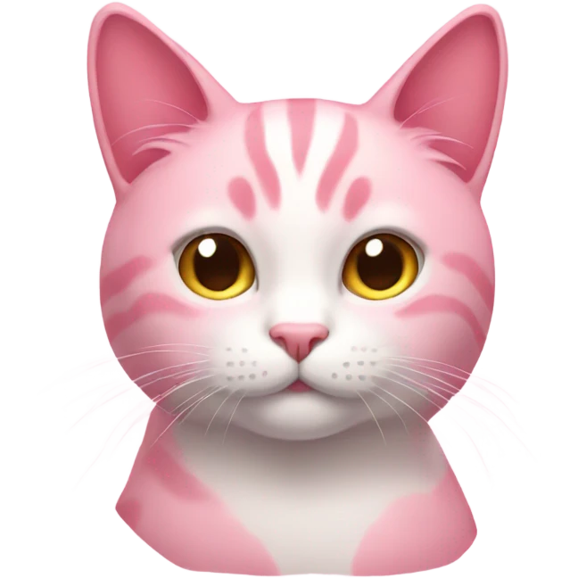 Pink cat  emoji
