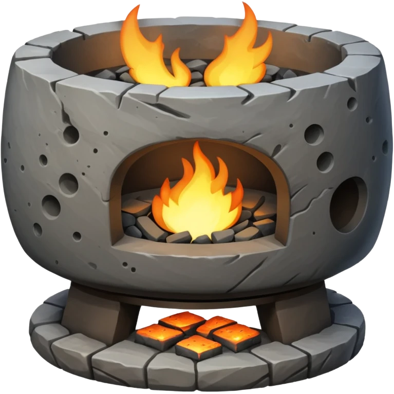 A Japanese stone forge emoji