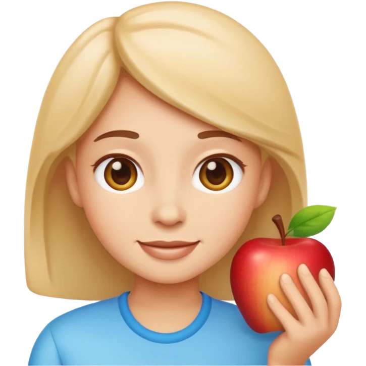 Emoji-style trans character, modern Apple emoji style, friendly and confident expression, clean vector shading, soft lighting, simple background, inclusive design emoji