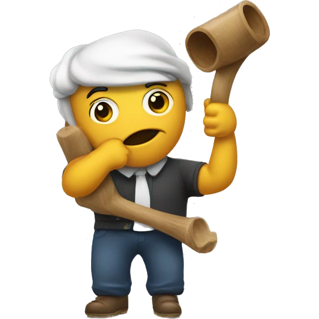 Tubarão com cartola emoji