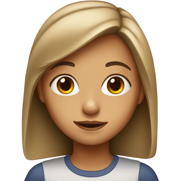 A girl  emoji