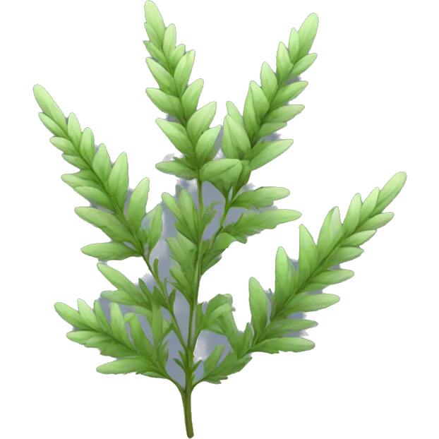 Mugwort plant emoji