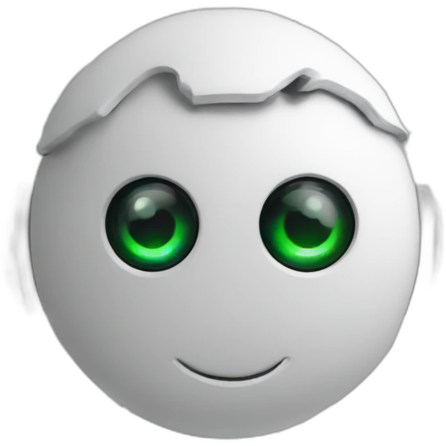 trading bot with forex charts as eyes emoji