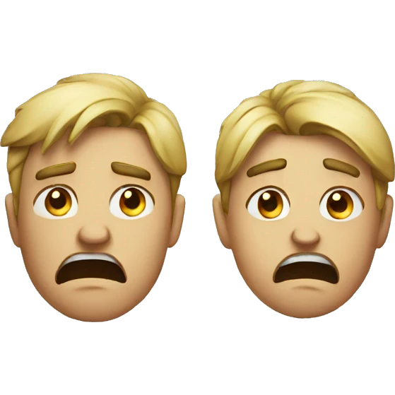 angry couple crying emoji