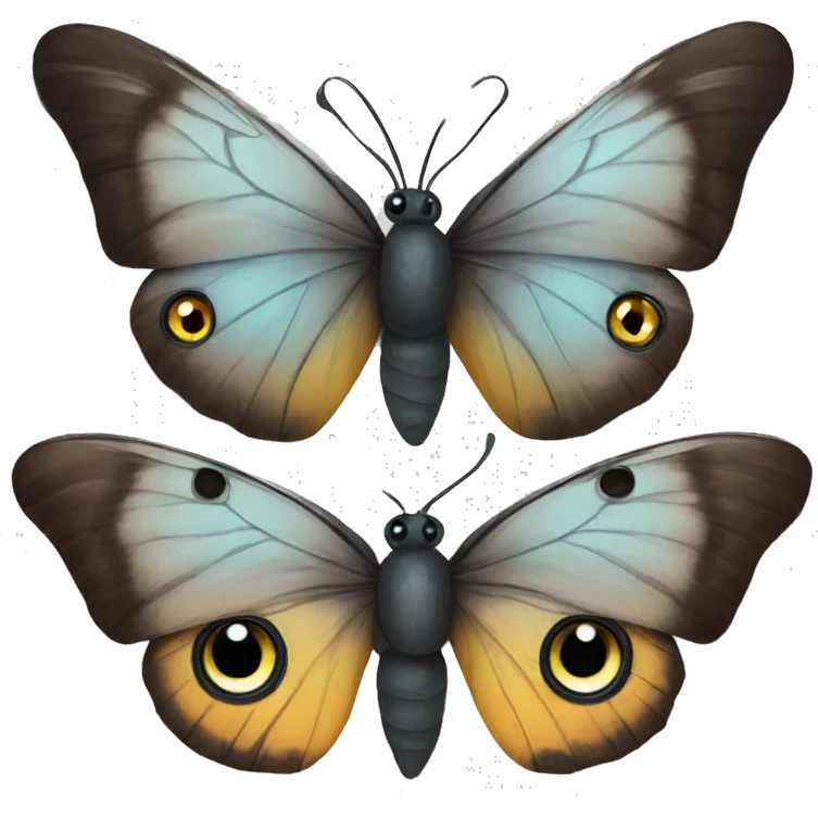 Butterfly with eyes  emoji