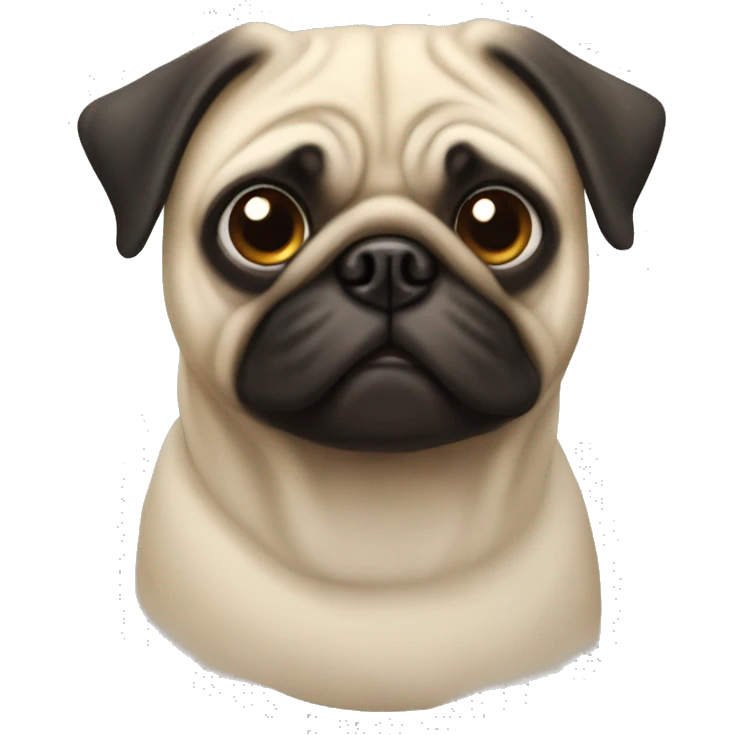 Pug dog  emoji
