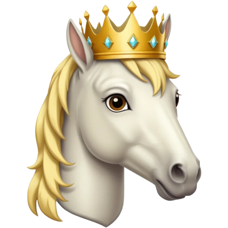 horse princess emoji