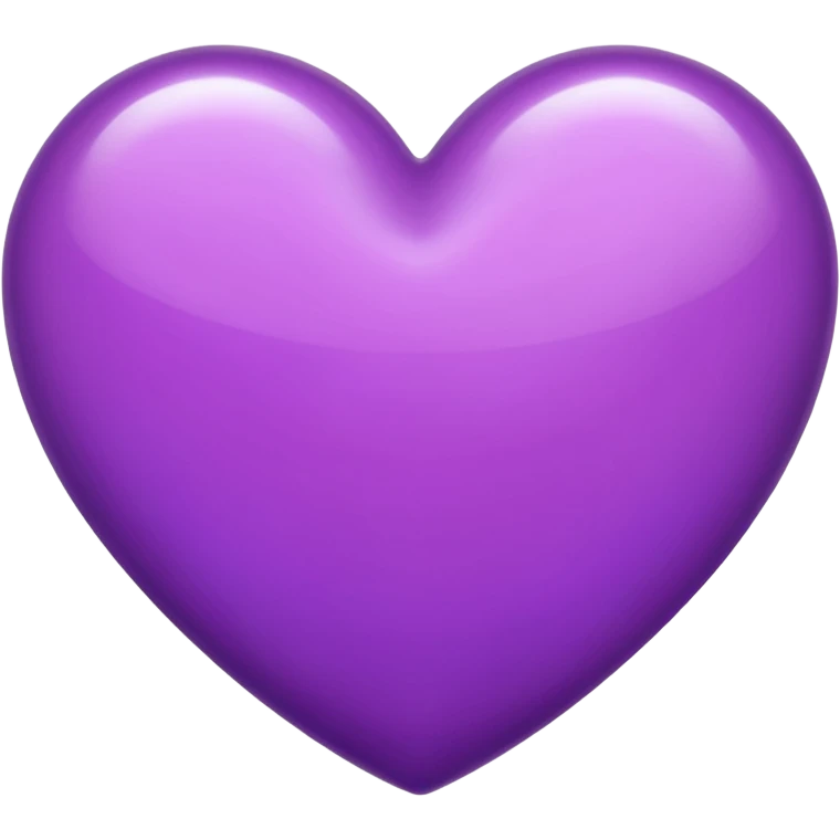 IOS's love letter emoji but with a purple heart instead of a red heart, closed emoji