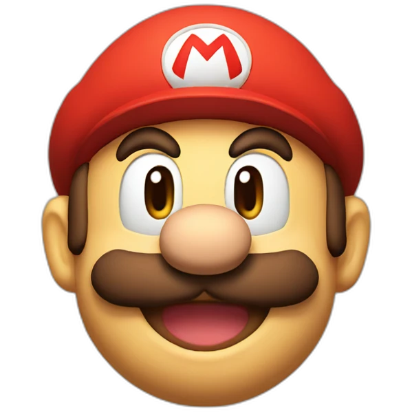 mario face with toad head emoji