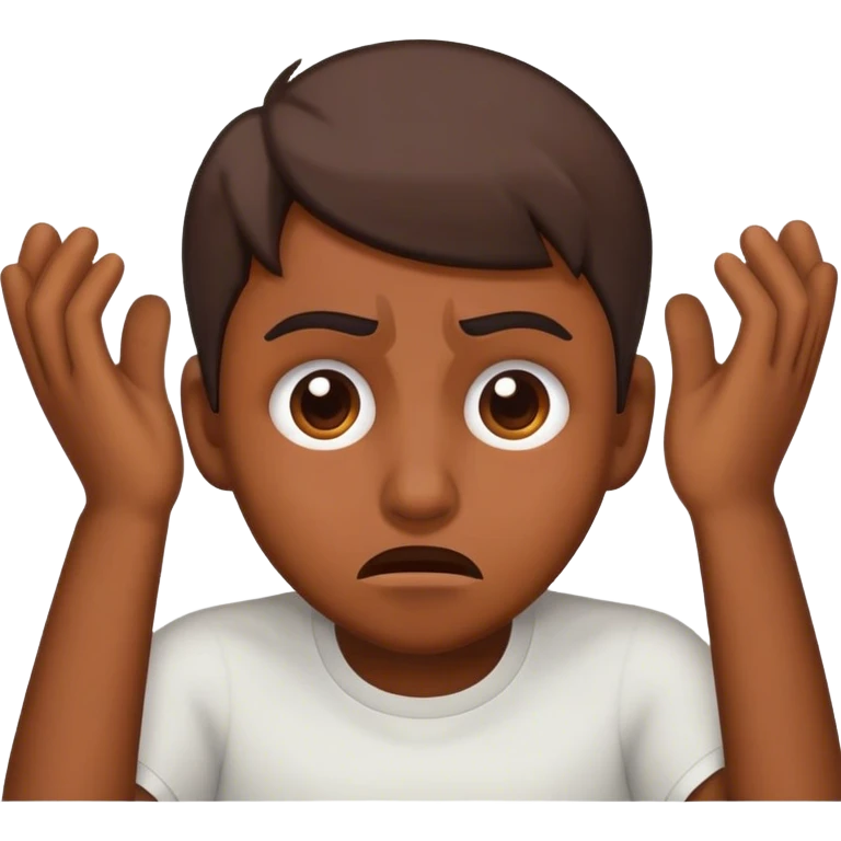 disappointed head shake emoji