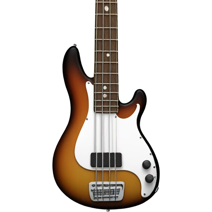 Pregant bass guitar emoji