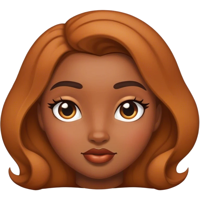 Girl with exaggerated curves emoji