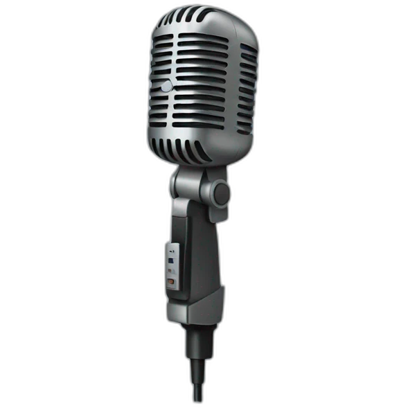 Microphone emoji