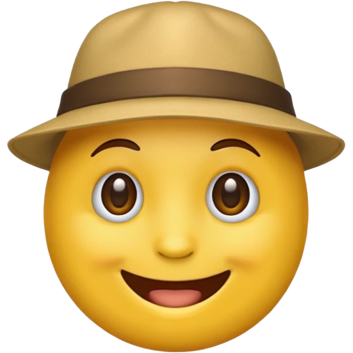 Şapkalı emoji emoji