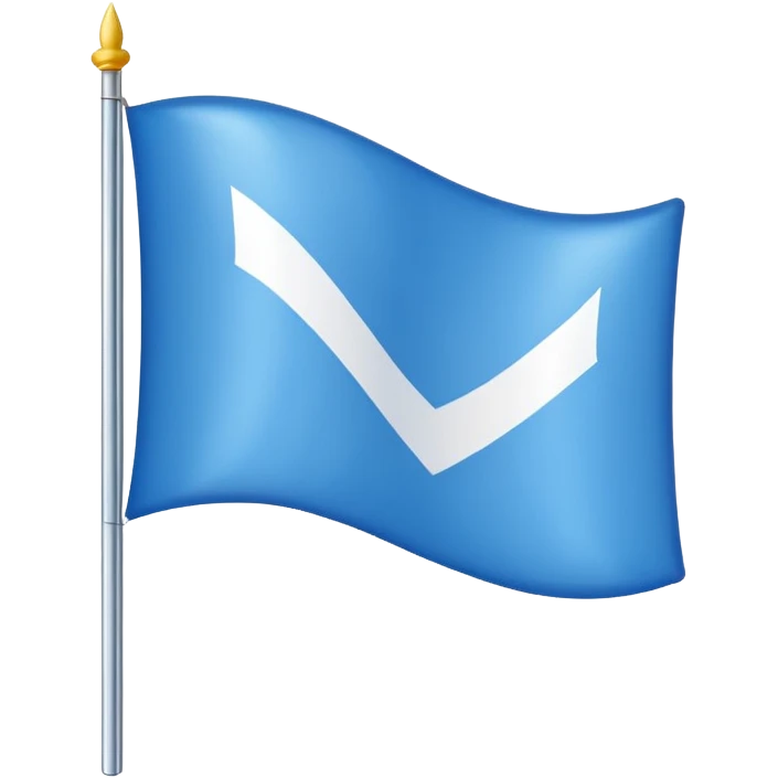 I want to create my own flag. That looks like a verified badge for Instagram. emoji