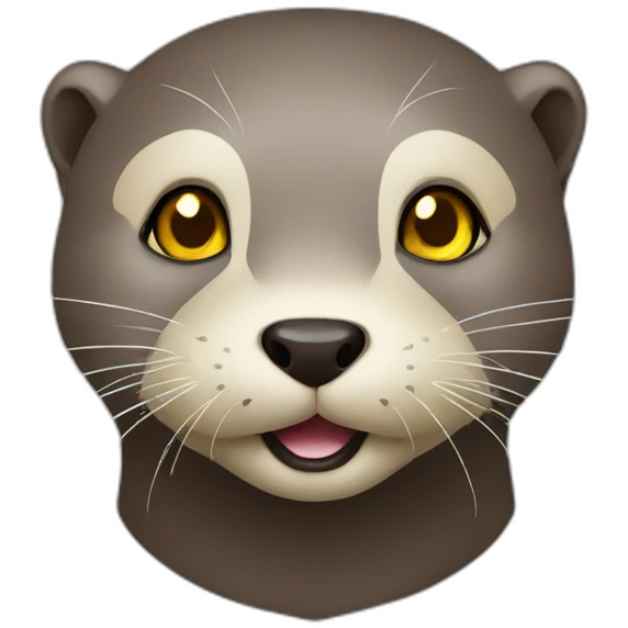 otter with yellow diamond emoji