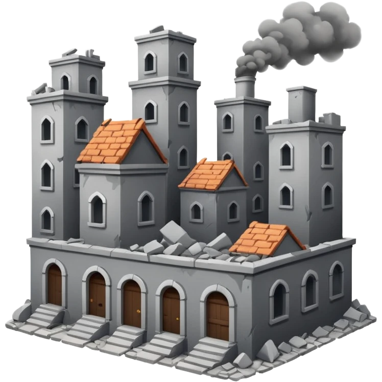 City being destroyed emoji