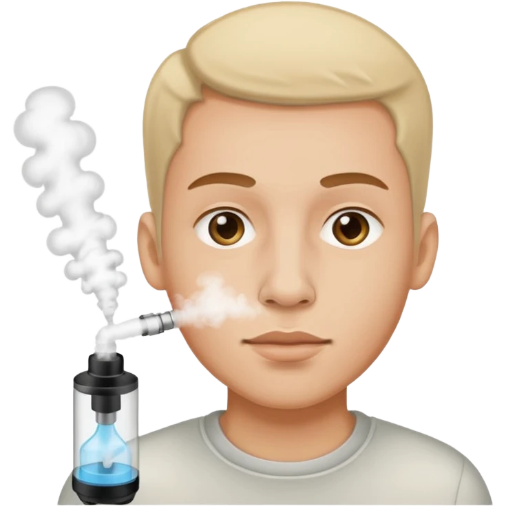face with steam from nose vape emoji