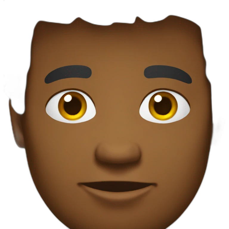 black donald trump emoji
