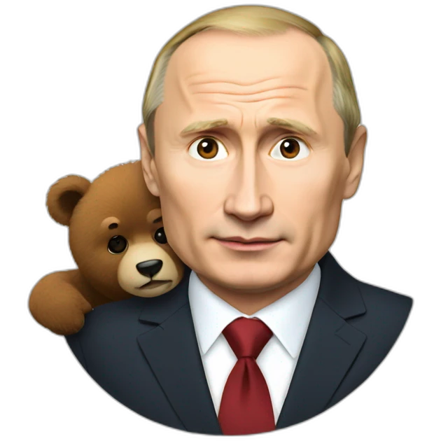 putin with bear emoji