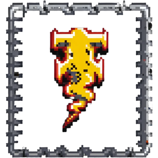 placa de perigo com raios elétricos emoji