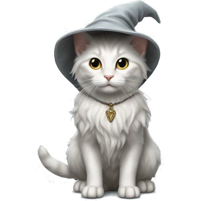 kitten gandalf magic emoji
