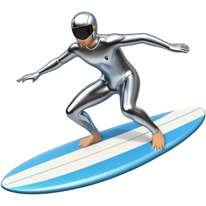 sorayama surfing emoji